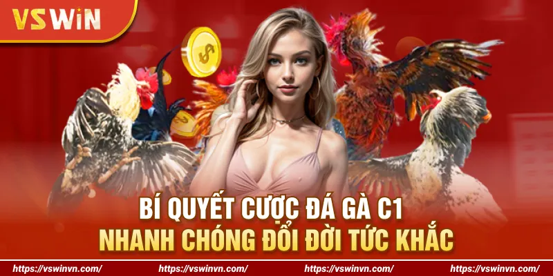 Bí quyết cược đá gà C1 nhanh chóng đổi đời tức khắc
